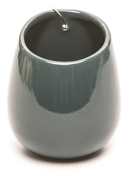 4.1x93teal Ari Wall Pot