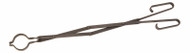 33" Blk Fireplace Tongs