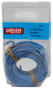 30" Blu 16awg Prim Wire
