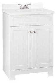 Edge 25" Wht Vanity