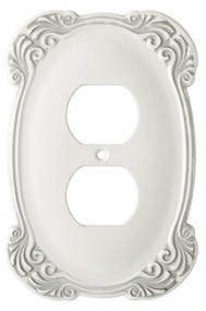 Wht Arbor 1g Dplx Plate