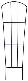 36" Blk Fan Pot Trellis