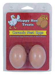 2pk Brn Cera Nest Eggs