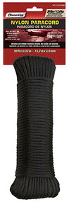 5/32"x50' Blk Paracord