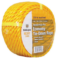 3/8"x50' Yel Poly Rope
