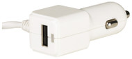 Wht Dc Usb Car Charger