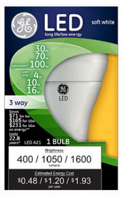 Ge 4/16w 3wy Led Bulb