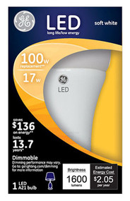 Ge 17w A21 Led Bulb