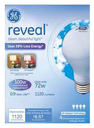 Ge 4pk 72w Wht Rev Bulb