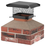 8x17 Blk Chimney Cover