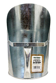 4qt Galv Feed Scoop