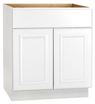 30"wht Vanity Sink Base