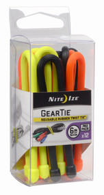 12pk6" Gear Tie Propack