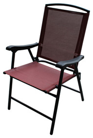 Fs Red Fld Sling Chair