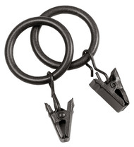 14pk Blk Ring Curt Clip