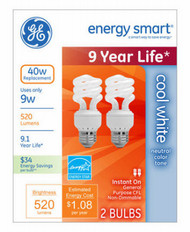 Ge 2pk 9w Cw Cfl Bulb
