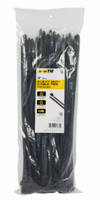 100pk 14" Blk Hd Tie