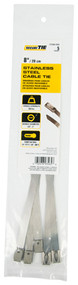 5pk 8" Ss Wide Tie