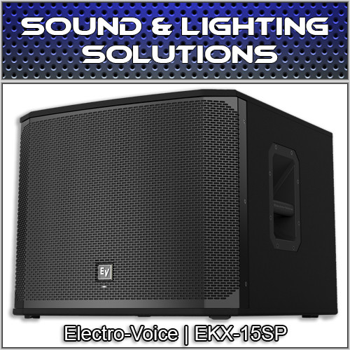 EKX15SP Powered 15" Subwoofer 1300 Watt Power Sub ElectroVoice EV