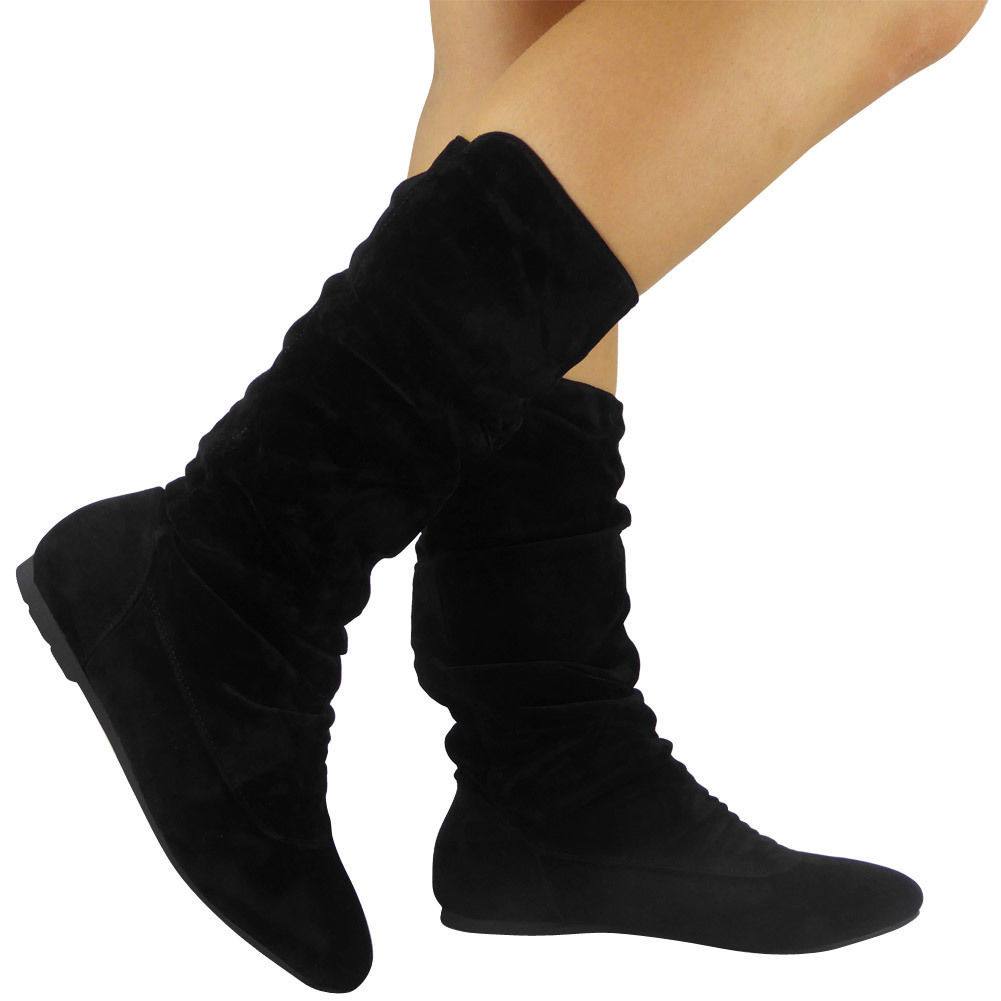 pull on slouch boots
