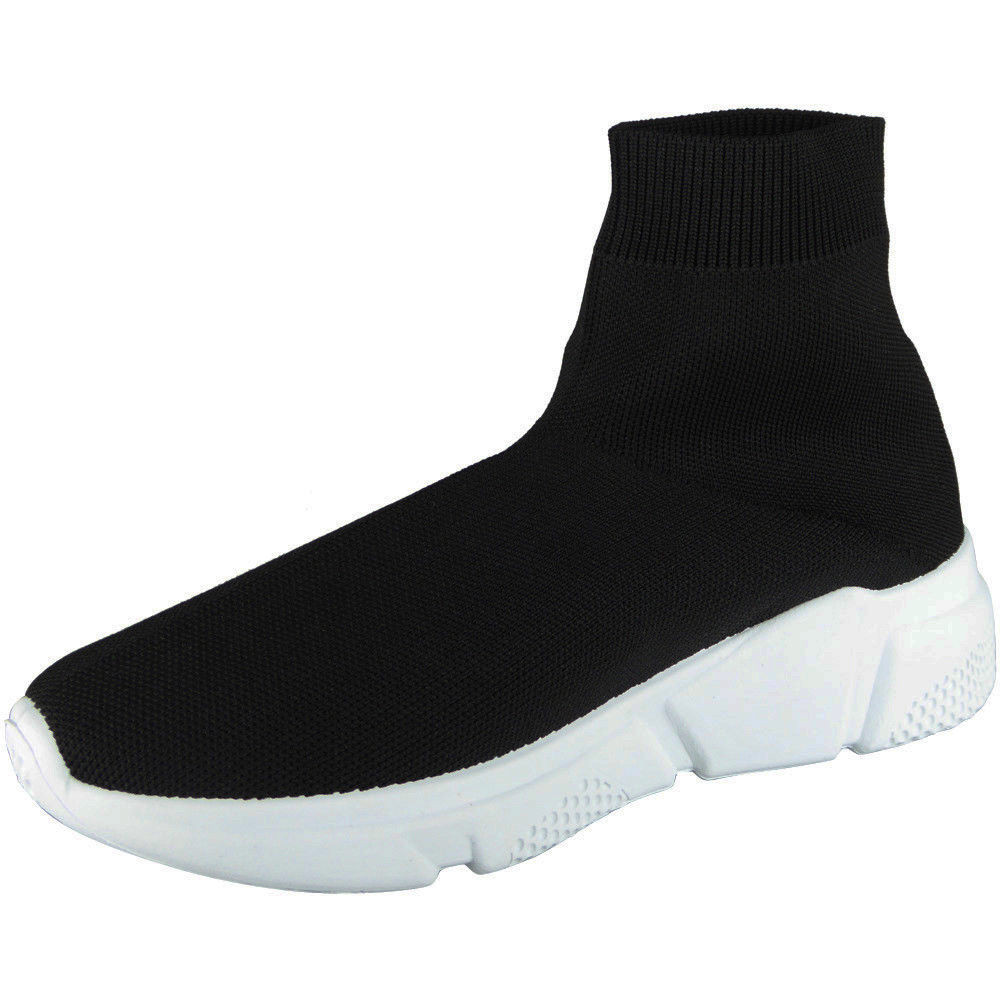 sock shoes black