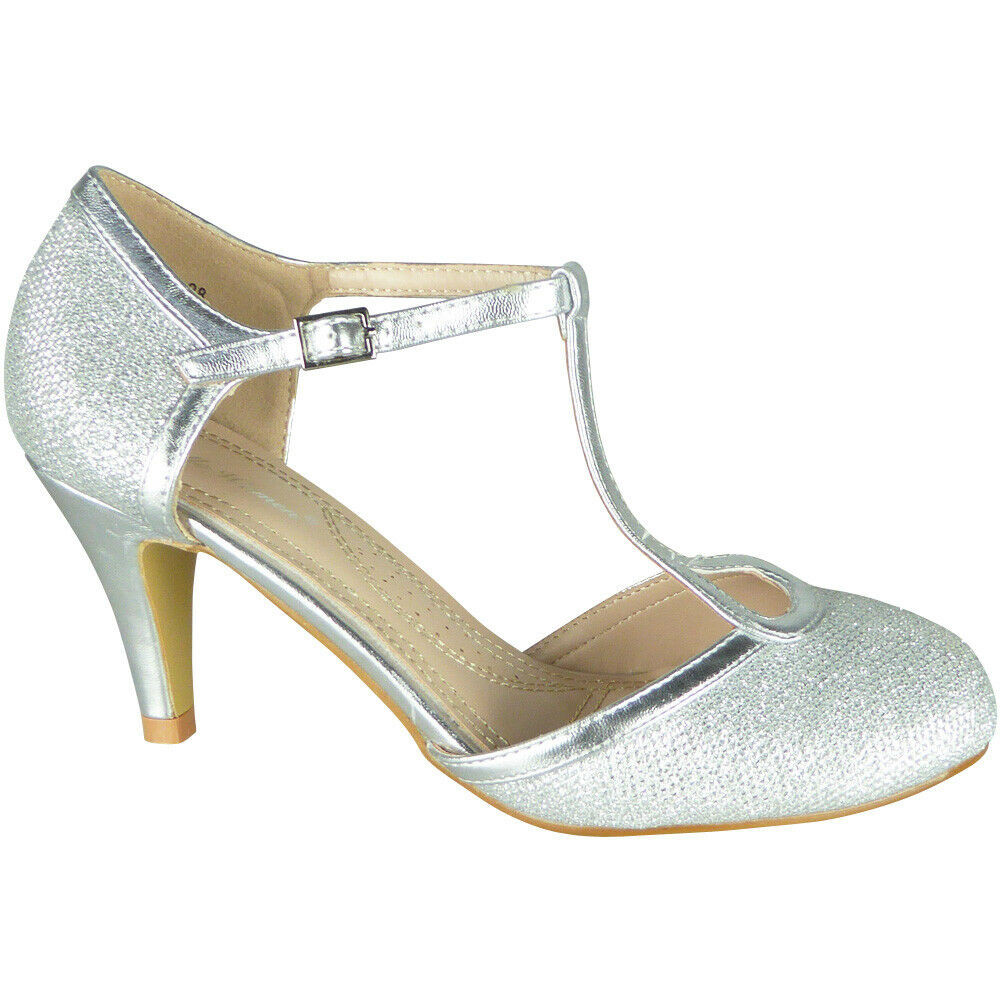 silver party shoes