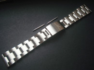 Signed Solid Stainless Steel All Brushed 20mm Oyster Quality Watch Band Bracelet Strap With Straight Ends For Mens Vintage 36mm ROLEX EXPLORER Watch Case