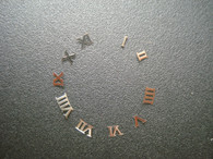 One Set Of Steel Silver Roman numeral Hour Markers For Mens DateJust Watch Dial