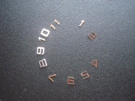 One Set Of Steel Silver Arabic Numeral Hour Markers For Mens DateJust Watch Dial