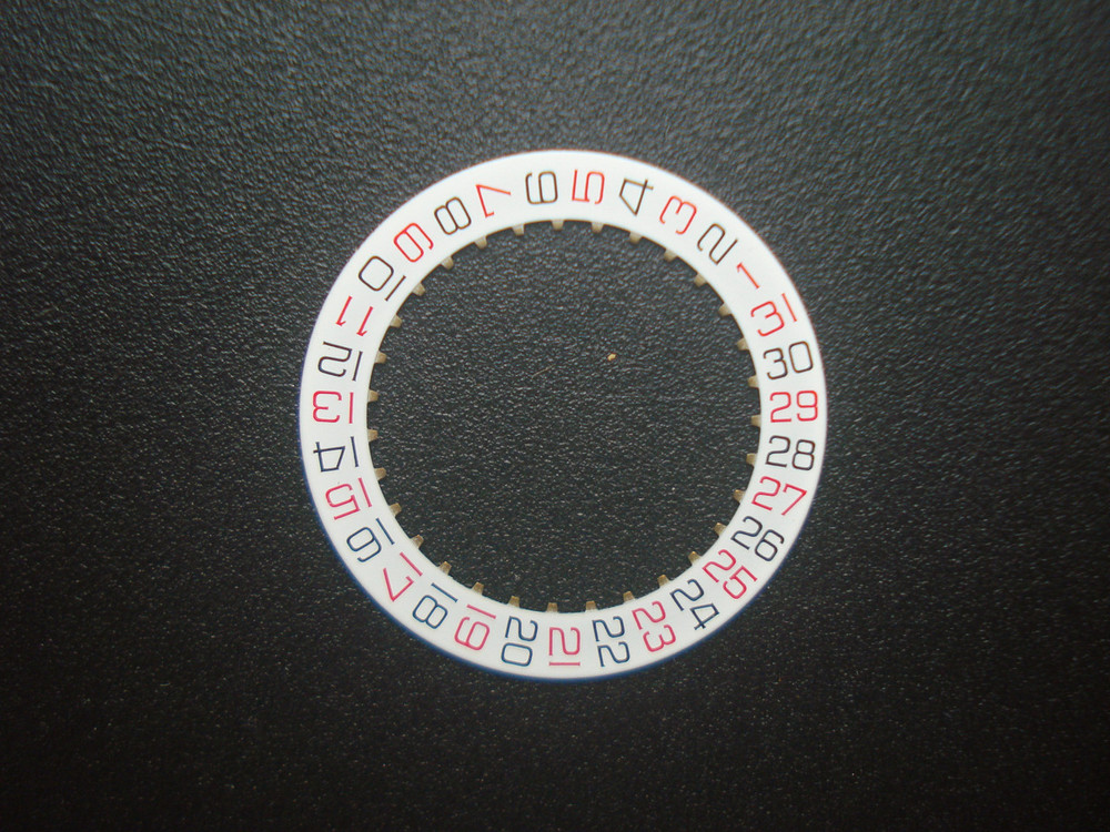 One Pc White Roulette Date Disc Wheel 