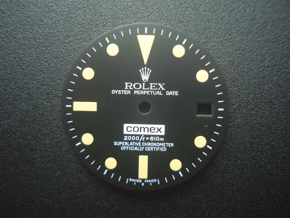 rolex submariner dial