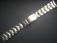 Signed Solid Stainless Steel 20mm Vintage Rivet Style Quality Watch Band Bracelet Strap With Straight Ends for OLd 36mm Rolex Watch Case