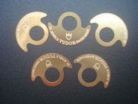 5 Pcs Golden Rotor Stickers Marked Tudor Logo For Automatic Movement