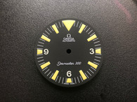 31mm Yellow Lume Black Omega Seamaster 300 Dial  Without Date Widnow Fit ETA 2836 Or 2824 Or DG 2813 Or MIYOTA 8215 Movement