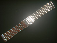 Signed Solid Stainless Steel 24mm Vintage Style Quality Watch Band Bracelet Strap With Straight Ends for OLd BREITLING Watch Case