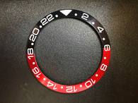 Bigger Coca Cola Black-Red Aluminum Bezel Insert With White Numbers For New Style Of ROLEX 116610 SUBMARINER Or GMT II Watch