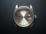 Unbranded Vintage Style of 36mm Stainless Steel DATEJUST Watch Case With Fluted Bezel And 20mm Lugs Size Fit ETA 2836 Movement With Date Wheel Overlay And Dial In 28.0mm
