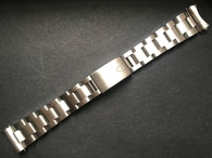 Signed Thicker Solid Stainless Steel All Brushed 20mm Oyster Quality Watch Band Bracelet Strap With 580 End Pieces For Vintage 40mm Tudor 94200 Watch Case