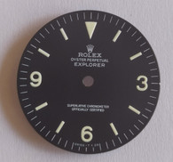Vintage Style Of 1016 Explorer Dial Marked Rolex Symbol With Super White Luminous  Fit ETA 2824 Or 2836 Or NH35/38 DG 2813 Or MIYOTA 8215 In 28.5mm