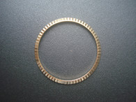 Yellow Golde Alloy Plated Golden Fluted Bezel For Mens Vintage TUDOR 34mm 2-tone PRINCE Watch Case