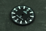 31mm Black Military Omega Seamaster 300 Dial With White Lume And Date Window Fit ETA 2836 Or 2824 Or DG 2813 Or MIYOTA 8215 Movement