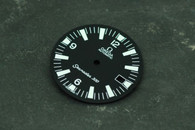 31mm Black Omega Seamaster 300 Dial With White Lume And Date Window Fit ETA 2836 Or 2824 Or DG 2813 Or MIYOTA 8215 Movement