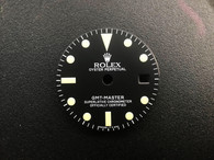 29mm 1675 Vintage Style Of Matt GMT Master Dial With Super Yellow Luminova Marked Rolex Symbol Fit ETA 2836 Or DG3804B movement For 4 Hands