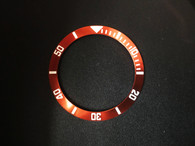Bigger Orange Aluminum Bezel Insert With White Numbers For New Style Of ROLEX 116610 SUBMARINER Or GMT II Watch