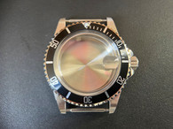 ROLEX Signed 1680 Vintage Style of 40mm Stainless Steel Submariner Watch Case With Acrylic Bubble Crystal Black Friction Bezel And 20mm Lugs Have Drilled Through Holes Fit ETA 2824 Or NH35/34 Movement And Dial In 28.0~29.0mm