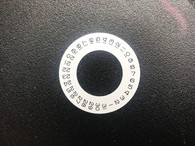 One Pc White Date Disc Wheel Overlay For ETA 2671 Automatic Movement Fit The Ladies 31mm Steel DATEJUST Watch