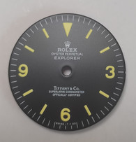 28.5mm Vintage Style of  1016 Tiffany Explorer Dial Marked Rolex Symbol With Super Yellow Luminous  Fit ETA 2824 2836 Or NH35/38 Or DG 2813 Or MIYOTA 8215