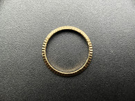 Yellow Gold Alloy Plated Golden Fluted Bezel For Ladies Vintage ROLEX 26mm DATEJUST Watch Case