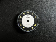 27mm Vintage Model Of Black And White Rolex California OysterDate Dial With Super Yellow Lume Fit ETA 2836 Or 2824 Or DG 2813 Or MIYOTA 8215