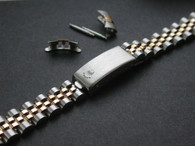 ROLEX Signed 10k Gold Filled 13mm Jubilee Style 2-Tone Higher Quality Watch Band Bracelet Strap For Vintage  Ladies DATEJUST Watch